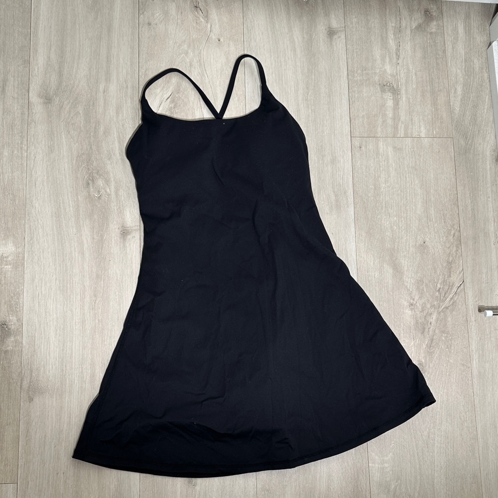 Black Tennis Dress w/ Hidden Pockets